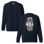 The Lion of Judah: Revelation 5:5 Unisex Premium Sweatshirt
