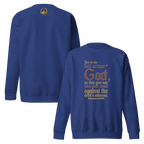 Full Armor Of God: Ephesians 6:11 Unisex Premium Sweatshirt