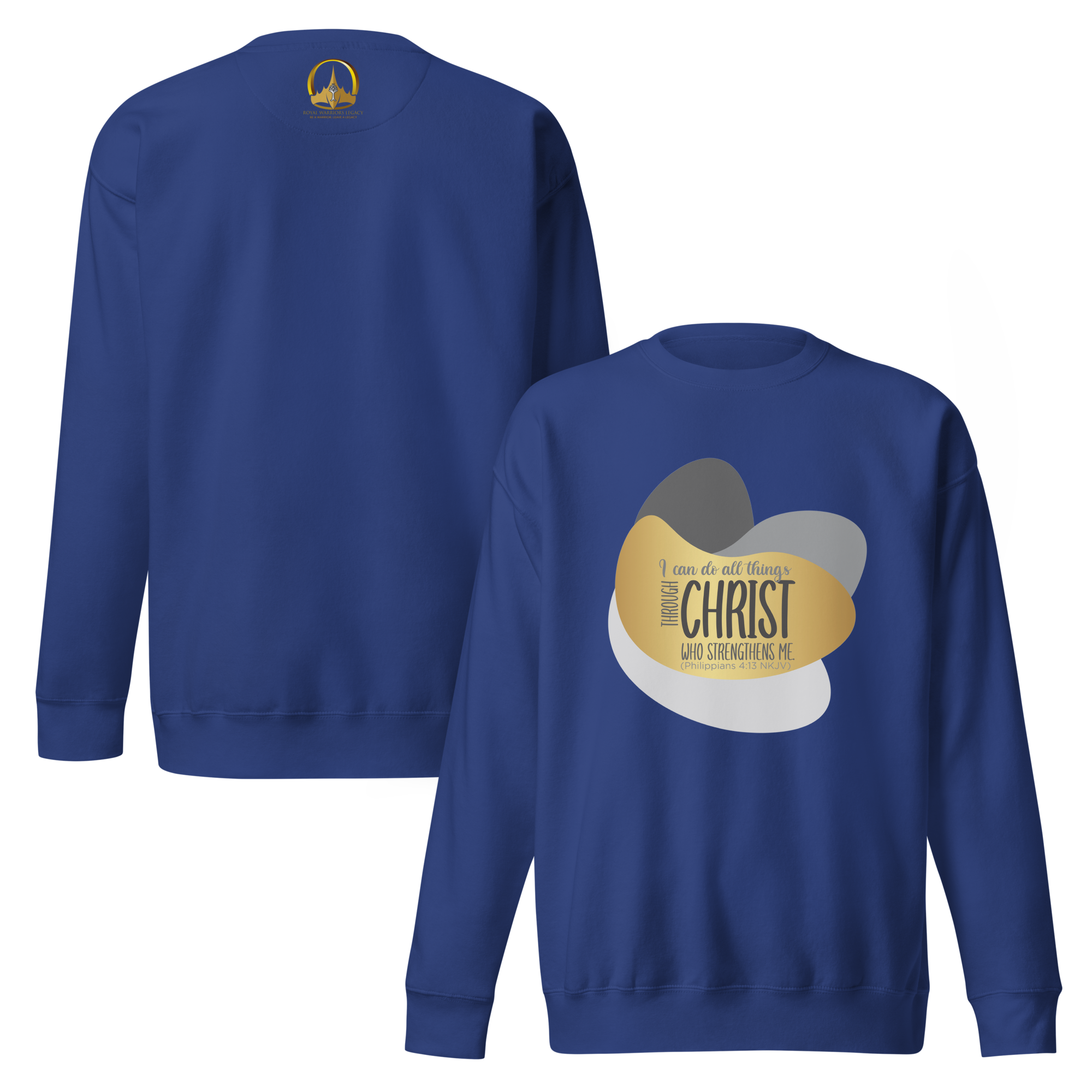 Empowered by Christ: Philippians 4:13 Unisex Premium Sweatshirt