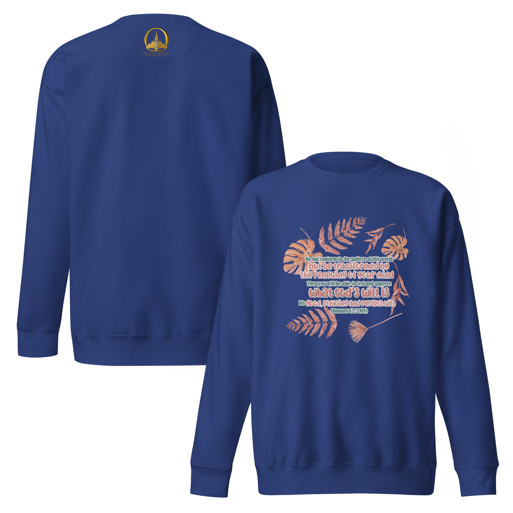 Renewed By The Spirit: Romans 12:2 Unisex Premium Sweatshirt