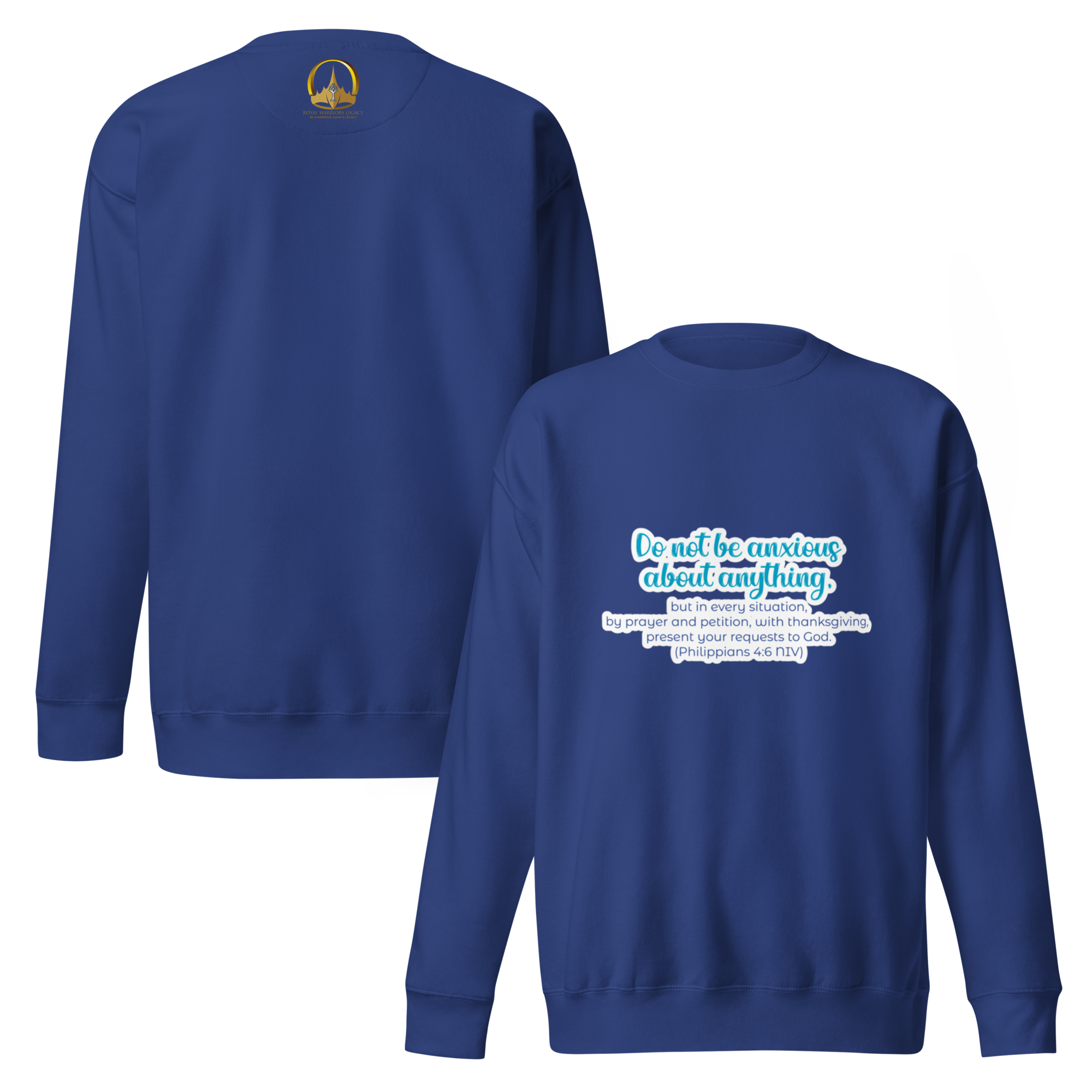 Prayer & Gratitude: Philippians 4:6 Unisex Premium Sweatshirt