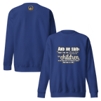Childlike Faith: Matthew 18:3 Unisex Premium Sweatshirt