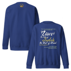 Lion of Judah & Root of David: Revelation 5:5 Unisex Premium Sweatshirt