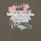 Fruitful Hands: Proverbs 31:31 Christian T-Shirt