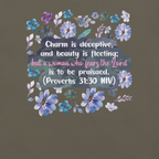 Fearless Woman: Proverbs 31:30 Christian T-Shirt
