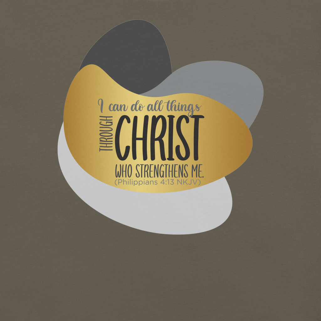 Empowered by Christ: Philippians 4:13 Christian T-Shirt