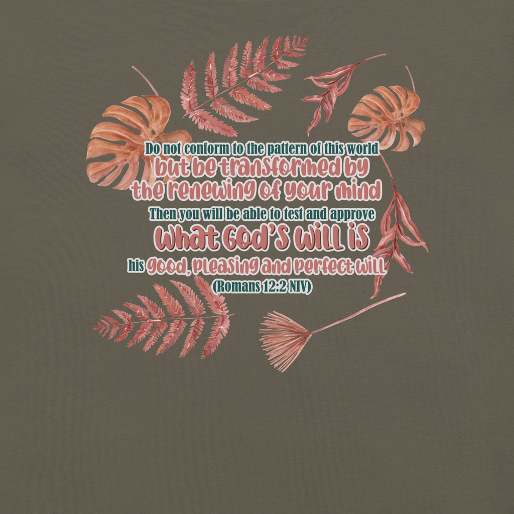 Renewed By The Spirit: Romans 12:2 Christian T-Shirt