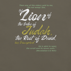 Lion of Judah & Root of David: Revelation 5:5 Christian T-Shirt