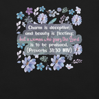 Fearless Woman: Proverbs 31:30 Christian T-Shirt