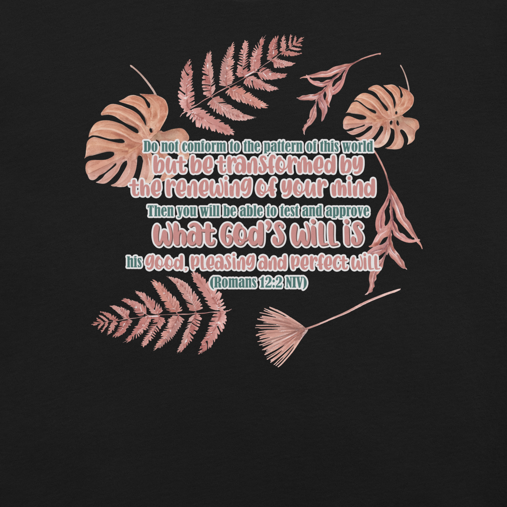 Renewed By The Spirit: Romans 12:2 Christian T-Shirt