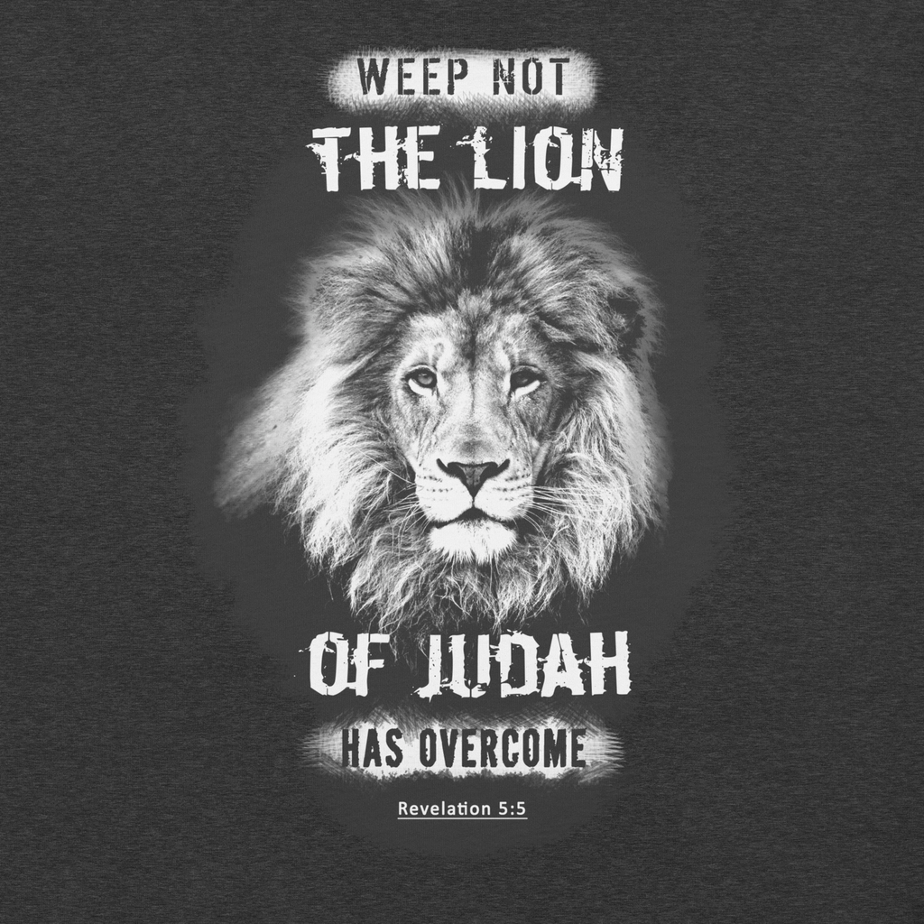 The Lion of Judah: Revelation 5:5 Christian T-Shirt