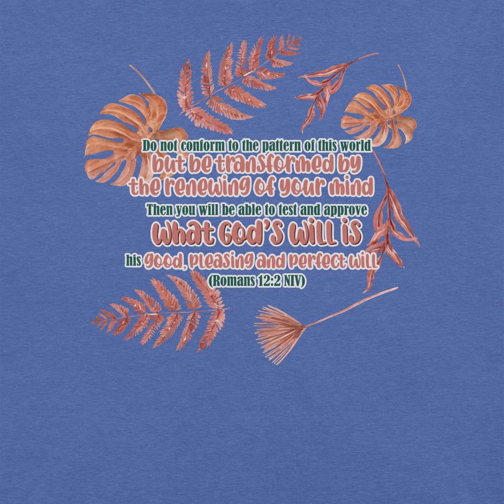 Renewed By The Spirit: Romans 12:2 Christian T-Shirt