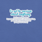 Prayer & Gratitude: Philippians 4:6 Christian T-Shirt