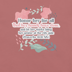 Fruitful Hands: Proverbs 31:31 Christian T-Shirt