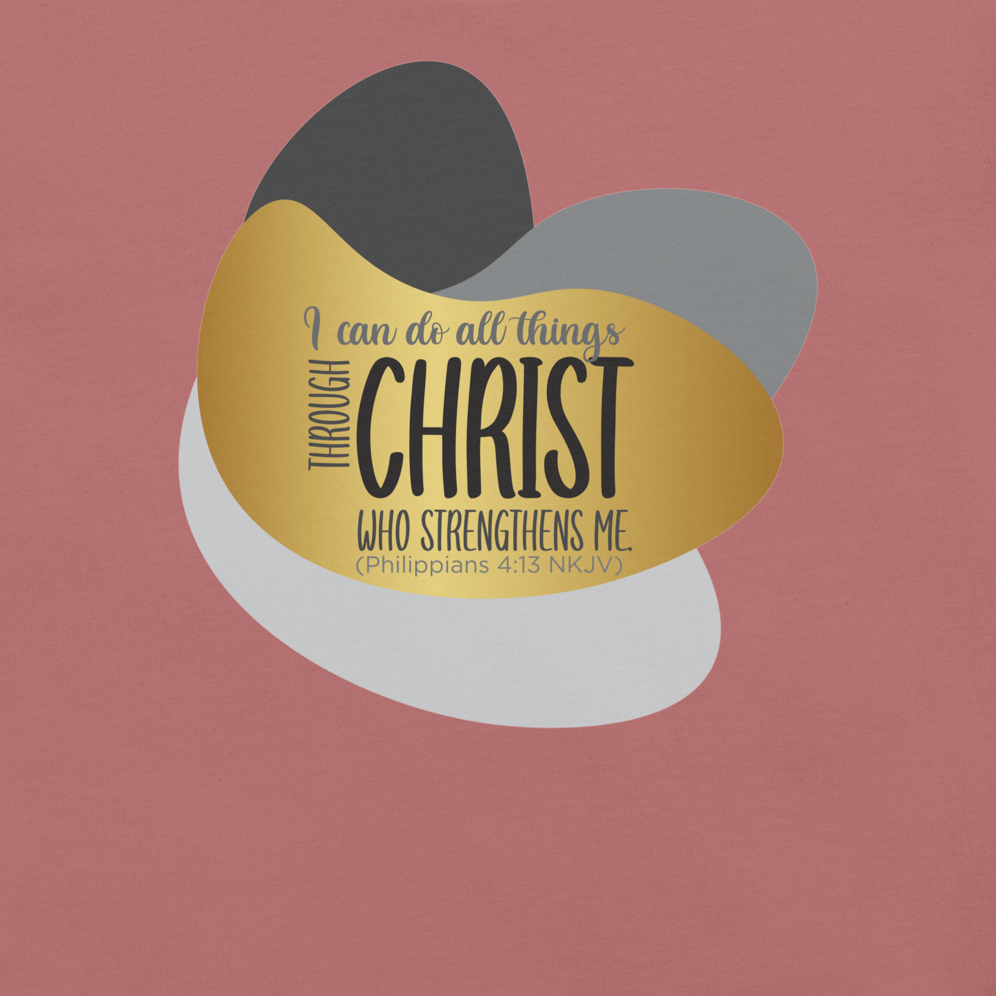 Empowered by Christ: Philippians 4:13 Christian T-Shirt