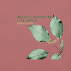 The Lord Is My Shepherd: Psalm 23:1 Christian T-Shirt