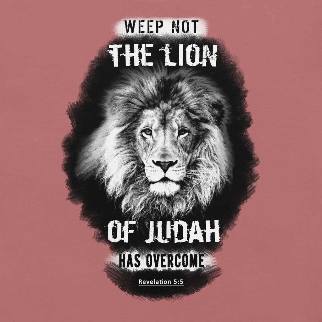 The Lion of Judah: Revelation 5:5 Christian T-Shirt