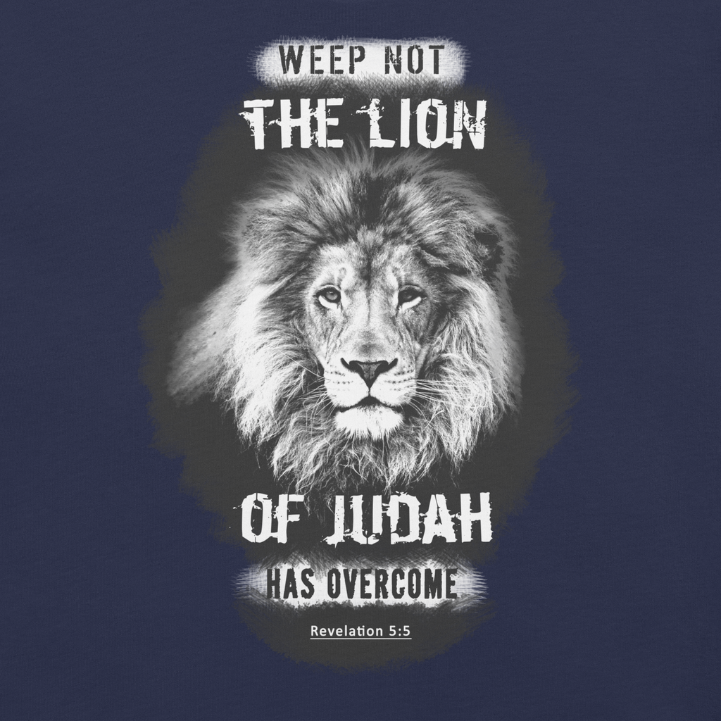 The Lion of Judah: Revelation 5:5 Christian T-Shirt