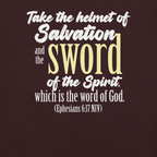 Sword & Salvation: Ephesians 6:17 Christian T-Shirt