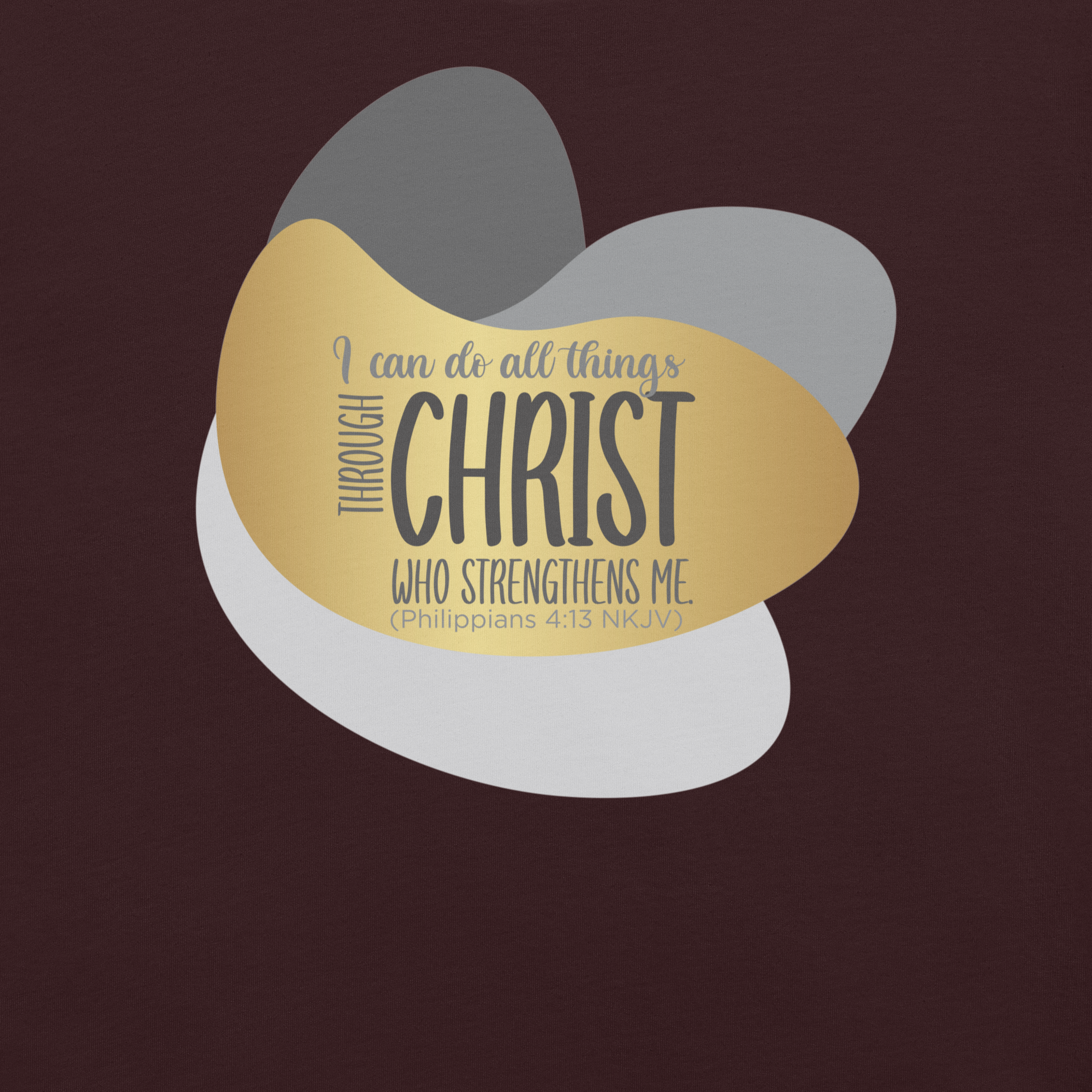 Empowered by Christ: Philippians 4:13 Christian T-Shirt