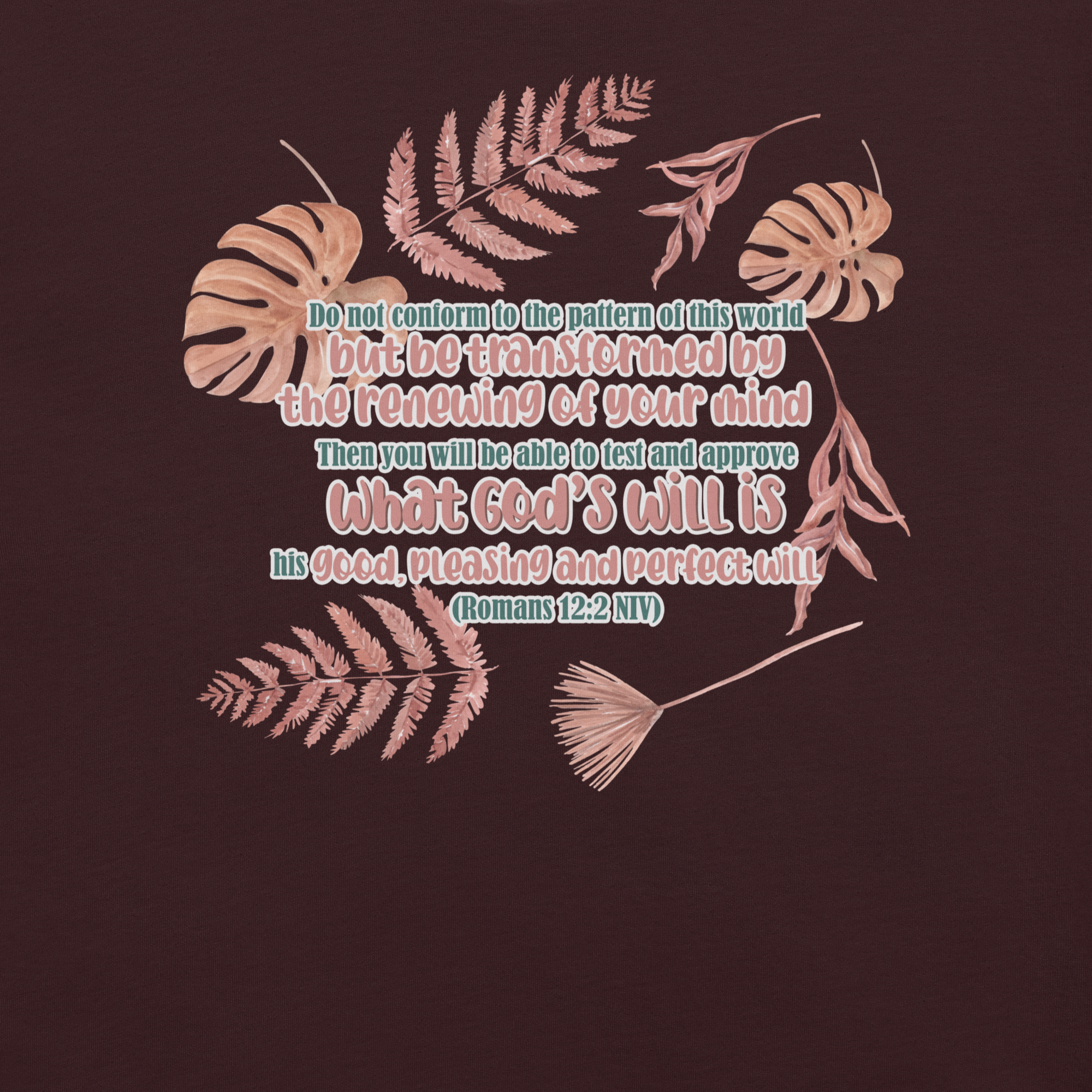 Renewed By The Spirit: Romans 12:2 Christian T-Shirt