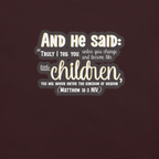 Childlike Faith: Matthew 18:3 Christian T-Shirt