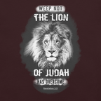 The Lion of Judah: Revelation 5:5 Christian T-Shirt