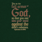 Full Armor Of God: Ephesians 6:11 Tri-Blend