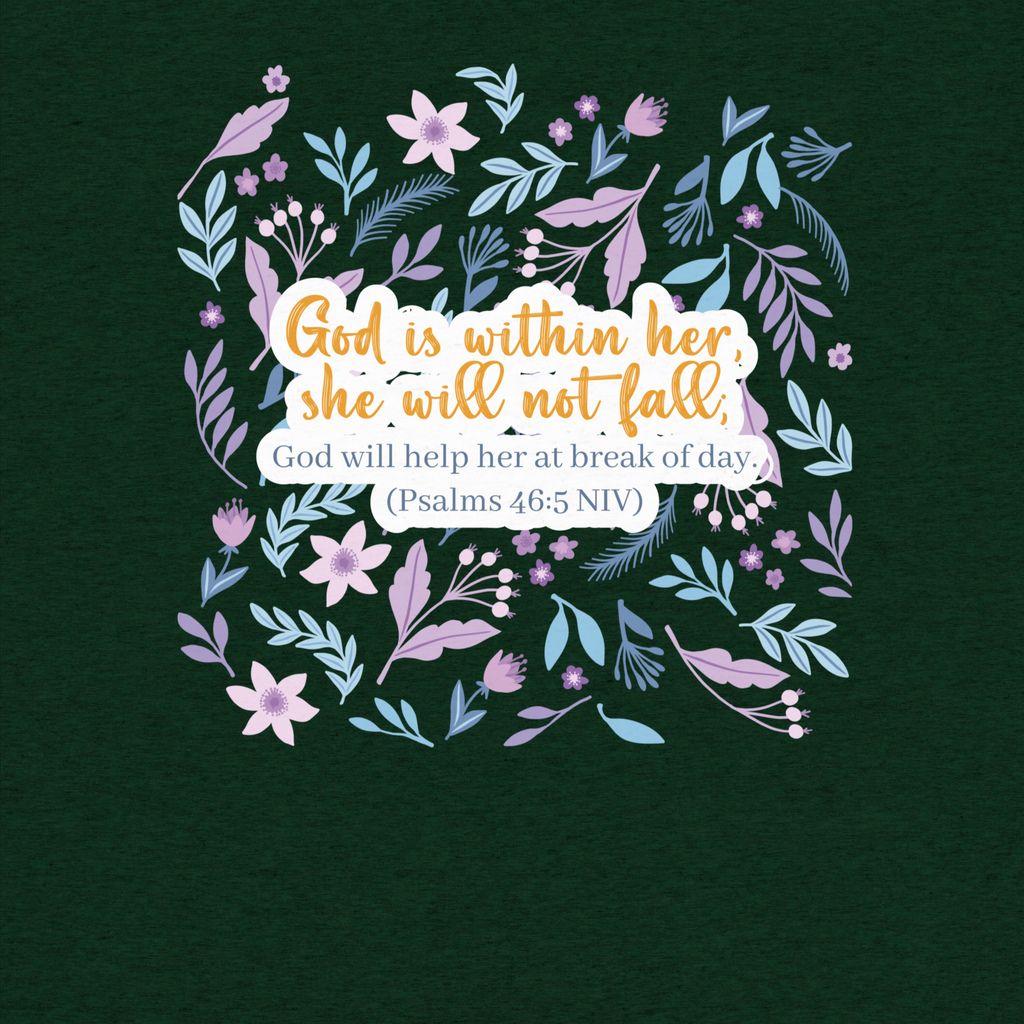 Unshakeable Faith: Psalms 46:5 Tri-Blend