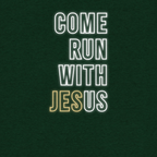 Come Run With Jesus Gold Tri-Blend