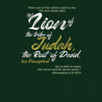 Lion of Judah & Root of David: Revelation 5:5 Tri-Blend