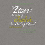 Lion of Judah & Root of David: Revelation 5:5 Tri-Blend