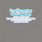 Prayer & Gratitude: Philippians 4:6 Tri-Blend