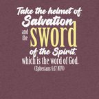 Sword & Salvation: Ephesians 6:17 Tri-Blend