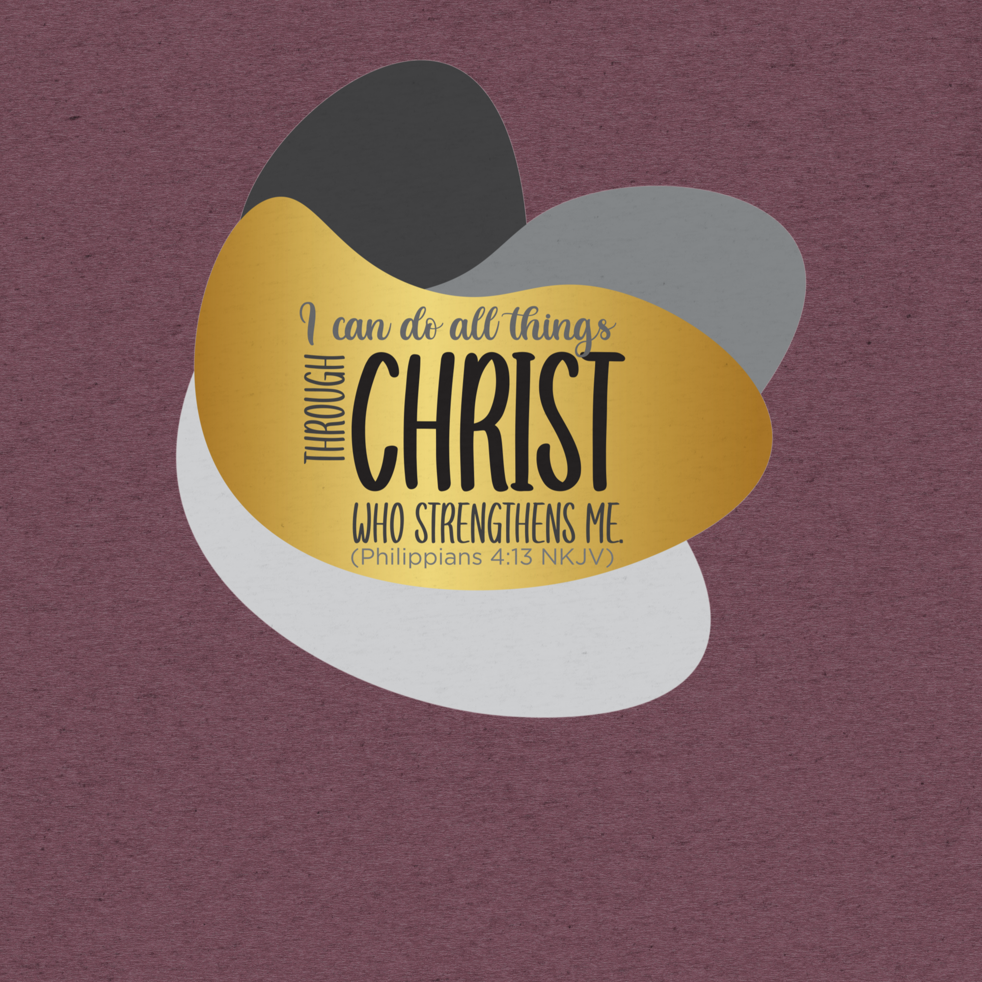 Empowered by Christ: Philippians 4:13 Tri-Blend
