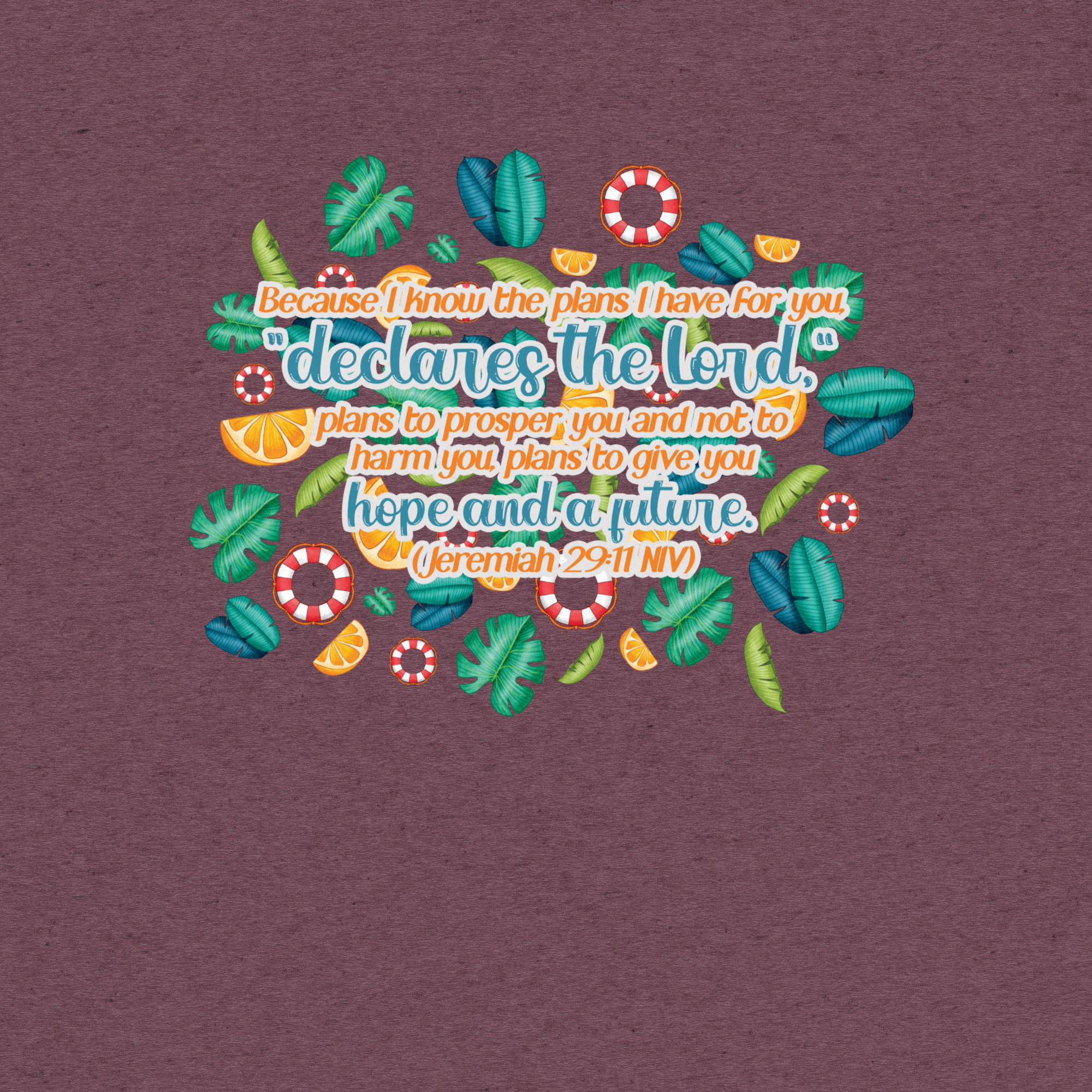 Hope & Future: Jeremiah 29:11 Tri-Blend