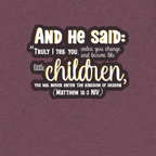Childlike Faith: Matthew 18:3 Tri-Blend