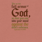 Full Armor Of God: Ephesians 6:11 Tri-Blend