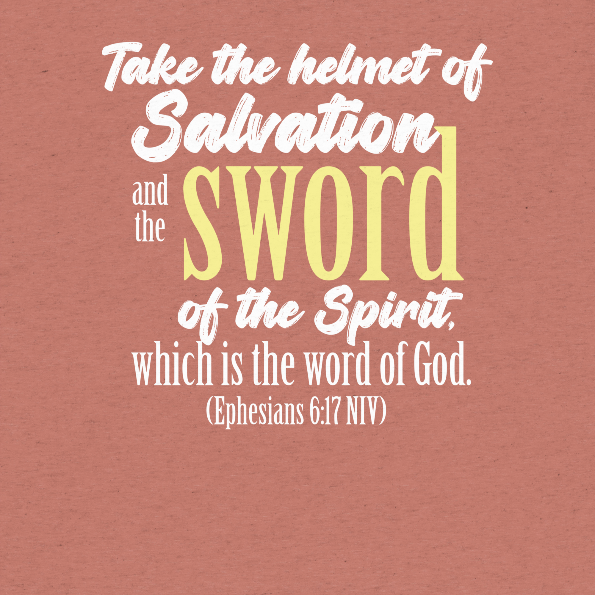 Sword & Salvation: Ephesians 6:17 Tri-Blend