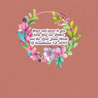 Grace & Peace Blooms: 2 Corinthians 1:2 Tri-Blend