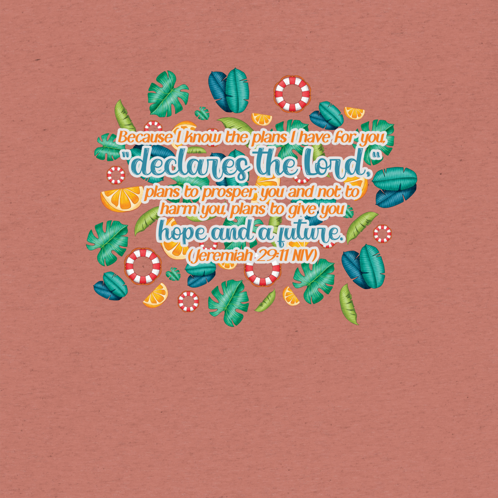 Hope & Future: Jeremiah 29:11 Tri-Blend