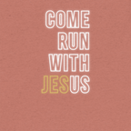 Come Run With Jesus Gold Tri-Blend