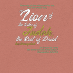 Lion of Judah & Root of David: Revelation 5:5 Tri-Blend