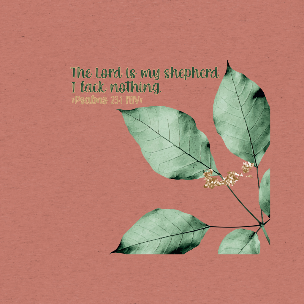 The Lord Is My Shepherd: Psalm 23:1 Tri-Blend