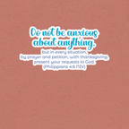 Prayer & Gratitude: Philippians 4:6 Tri-Blend