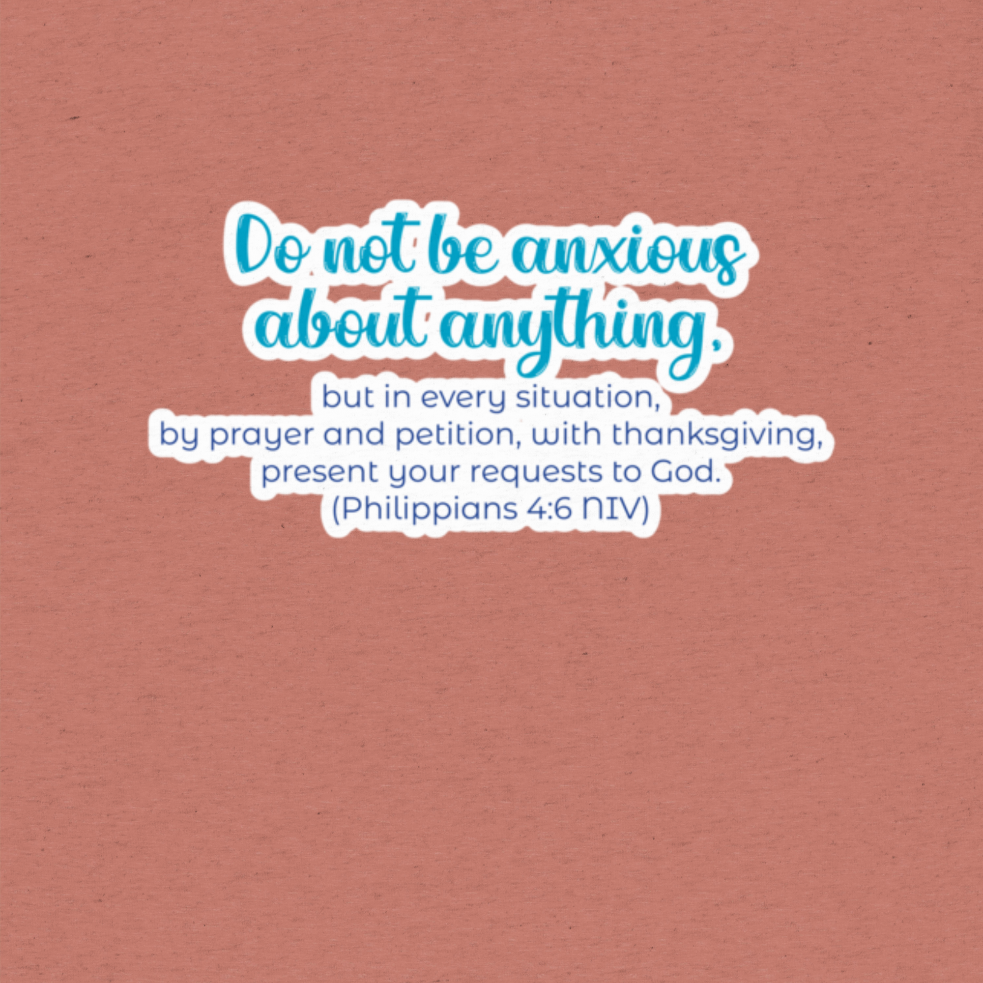 Prayer & Gratitude: Philippians 4:6 Tri-Blend