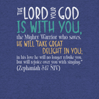 Rejoice in His Love: Zephaniah 3:17 Tri-Blend