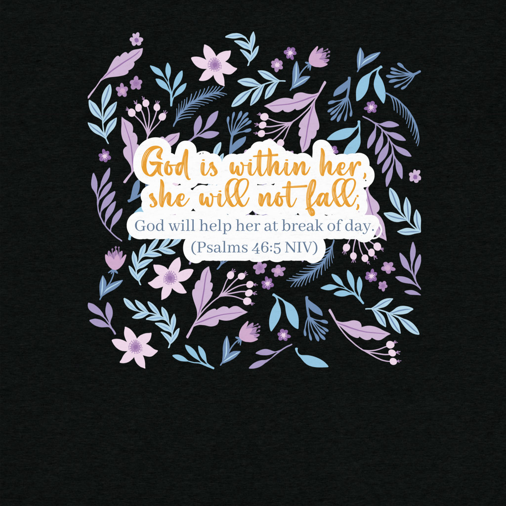 Unshakeable Faith: Psalms 46:5 Tri-Blend