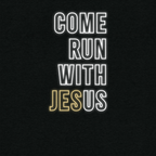 Come Run With Jesus Gold Tri-Blend