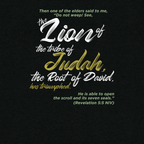 Lion of Judah & Root of David: Revelation 5:5 Tri-Blend